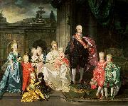 Johann Zoffany Grand Duke Pietro Leopoldo of Tuscany with his Family Germany oil painting artist